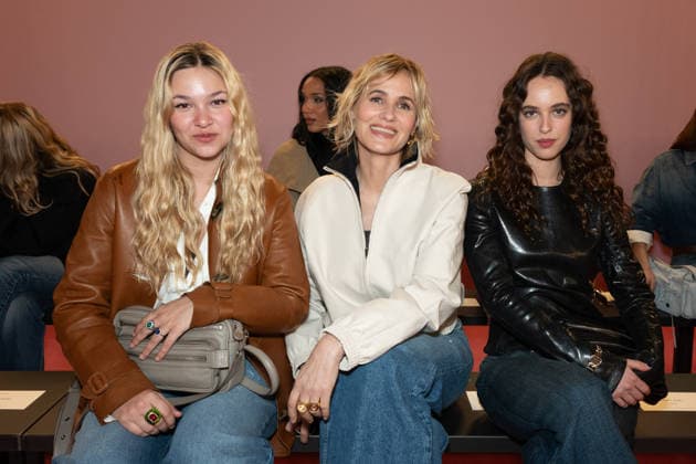 PFW - Acne Studios Front Row Anja Verderosa, Judith Godreche, Tess Barthelemy attend the Acne Studios WI26 Show as part of Paris Fashion Week on March 04, 2026 in Paris, France. Photo by Laurent Zabulon ABACAPRESS.COM Paris France  Copyright: xZabulonxLaurent ABACAx
