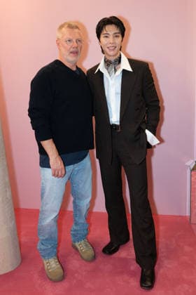 PFW - Acne Studios Front Row Designer Jonny Johansson and Johnny, Seo Yeongho attend the Acne Studios Womenswear Fall Winter 2026-2027 show as part of Paris Fashion Week on March 04, 2026 in Paris, France. Photo by Laurent Zabulon ABACAPRESS.COM Paris France  Copyright: xZabulonxLaurent ABACAx