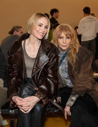 PFW - Acne Studios Front Row Leslie Bibb and Rosanna Arquette attend the Acne Studios WI26 Show as part of Paris Fashion Week on March 04, 2026 in Paris, France. Photo by Laurent Zabulon ABACAPRESS.COM Paris France  Copyright: xZabulonxLaurent ABACAx