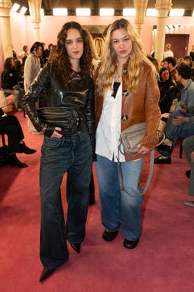 PFW - Acne Studios Front Row Tess Barthelemy and Anja Verderosa attend the Acne Studios WI26 Show as part of Paris Fashion Week on March 04, 2026 in Paris, France. Photo by Laurent Zabulon ABACAPRESS.COM Paris France  Copyright: xZabulonxLaurent ABACAx