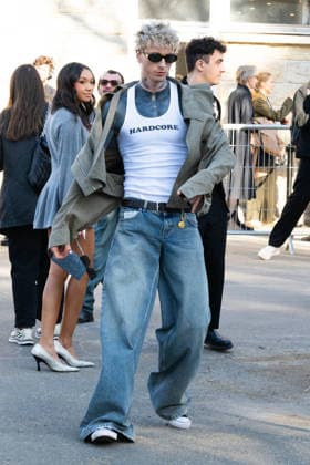 PFW - Stella McCartney Arrivals Machine Gun Kelly attends the Stella McCartney WI26 Show as part of Paris Fashion Week on March 04, 2026 in Paris, France. Photo by ABACAPRESS.COM Paris France  Copyright: xABACAx