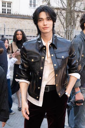 PFW - Acne Studios Photo by ABACAPRESS.COM Win Metawin attends the Acne Studios WI26 Show as part of Paris Fashion Week on March 04, 2026 in Paris, France. Photo by ABACAPRESS.COM Paris France  Copyright: xABACAx