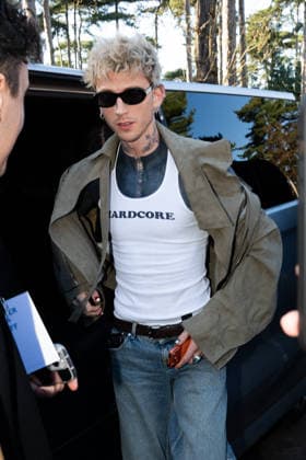 PFW - Stella McCartney Arrivals Machine Gun Kelly attends the Stella McCartney WI26 Show as part of Paris Fashion Week on March 04, 2026 in Paris, France. Photo by Laurent Zabulon ABACAPRESS.COM Paris France  Copyright: xZabulonxLaurent ABACAx
