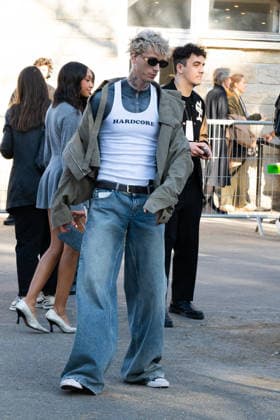 PFW - Stella McCartney Arrivals Machine Gun Kelly attends the Stella McCartney WI26 Show as part of Paris Fashion Week on March 04, 2026 in Paris, France. Photo by Laurent Zabulon ABACAPRESS.COM Paris France  Copyright: xZabulonxLaurent ABACAx