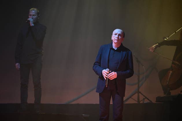 I Muvrini In Concert - Paris I Muvrini, Alain Bernardini performs at the l Olympia in Paris, France on March 4, 2026. Photo by Christophe Meng ABACAPRESS.COM Paris France  Copyright: xMengxChristophe ABACAx