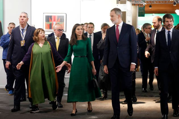 The King and Queen inaugurate the 45th International Contemporary Art Fair ARCOmadrid I D Jose Vicente de los Mozos, president of Ifema, Maribel Lopez, director of ARCO, Queen Letizia, King Felipe VI and the Minister of Culture, Ernest Urtasun, during the 45th International Contemporary Art Fair ARCOmadrid, March 5, 2026, in Madrid Spain On the occasion of its 45th anniversary, this edition includes a special section curated by José Luis Blondet and Magalí Arriola entitled ARCO2045 the future for now , which invites to reflect on the possible directions of art in the coming decades FAMOSOSOS ARCO REYES ARTE José Madrid Madrid Madrid Spain  Copyright: xJosÃ xRuizx 7339622