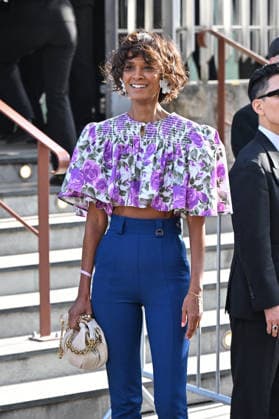 PFW Chloe Outside Arrivals Liya Kebede arriving at the Chloeshow during Fashion Week in Paris, France on March 5, 2026. Photo by Julien Reynaud APS-Medias ABACAPRESS.COM Paris France  Copyright: xReynaudxJulien APS-Medias ABACAx