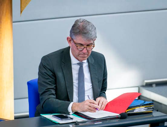 Wolfram Weimer Reorganization of the basic income support EUR, Germany, Berlin 05 03 2026 Wolfram Weimer CDU , Minister of State for Culture and Media Reorganization of the basic income support SGBII There is a roll-call vote on the amendment of the SGBII reform of the citizens allowance