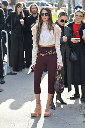PFW Chloe Outside Arrivals Gloria Nakash arriving at the Chloeshow during Fashion Week in Paris, France on March 5, 2026. Photo by Julien Reynaud APS-Medias ABACAPRESS.COM Paris France  Copyright: xReynaudxJulien APS-Medias ABACAx