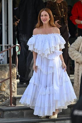 PFW Chloe Outside Arrivals Guest arriving at the Chloeshow during Fashion Week in Paris, France on March 5, 2026. Photo by Julien Reynaud APS-Medias ABACAPRESS.COM Paris France  Copyright: xReynaudxJulien APS-Medias ABACAx