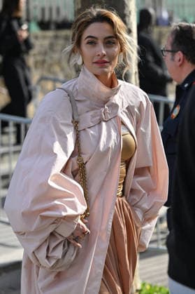 PFW Chloe Outside Arrivals Paris Jackson arriving at the Chloeshow during Fashion Week in Paris, France on March 5, 2026. Photo by Julien Reynaud APS-Medias ABACAPRESS.COM Paris France  Copyright: xReynaudxJulien APS-Medias ABACAx