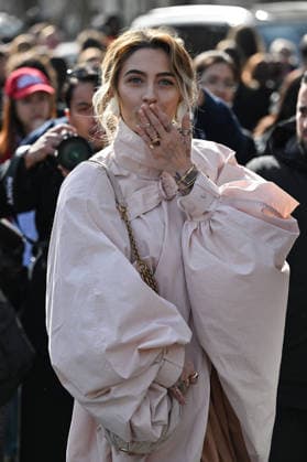 PFW Chloe Outside Arrivals Paris Jackson arriving at the Chloeshow during Fashion Week in Paris, France on March 5, 2026. Photo by Julien Reynaud APS-Medias ABACAPRESS.COM Paris France  Copyright: xReynaudxJulien APS-Medias ABACAx