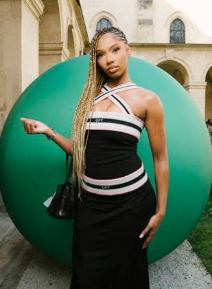 Ronisia at the Off White Ready to Wear Fall Winter 2026 2027 Collection show at Henri IV High School during Paris Fashion Week, on March 5th, 2026 Sam Delpech Bestimage Off White Fashion Show Ready to Wear Fall Winter 2026 2027 Collection, at Henri IV High School during Paris Fashion Week, on March 5th, 2026 Paris France  Copyright: xSamxDelpechx xBestimagexSamxDelpechx xBestimagex