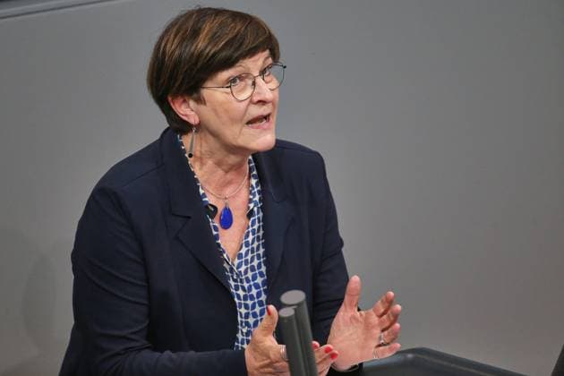 Berlin, Deutschland, 05.03.2026: Deutscher Bundestag: 62. Bundestagssitzung: Saskia Esken, SPD *** Berlin, Germany, 05 03 2026 German Bundestag 62 Bundestag session Saskia Esken, SPD Copyright: xdtsxNachrichtenagenturx dts_109660