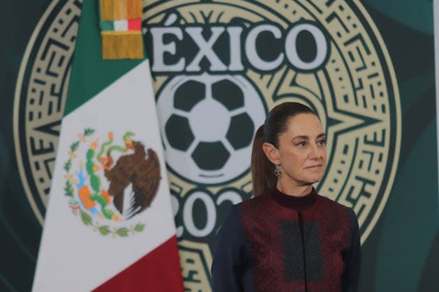 Mexico s President Claudia Sheinbaum announced during a briefing the contest Represent Mexico at the Opening of the 2026 FIFA World Cup, through the so-called President s ticket at National Palace. on March 5, 2026 in Mexico City, Mexico. Mexico City Mexico - ZUMAe321 20260305_zia_e321_005 Copyright: xCarlosxSantiagox