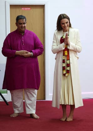 . 05 03 2026. Leicester ,United Kingdom. Kate Middleton, the Princess of Wales , during a visit to the Shreeji Dham Haveli Hindu Temple in Leicester, United Kingdom.  xi-Imagesx xPoolx IIM-26613-0039