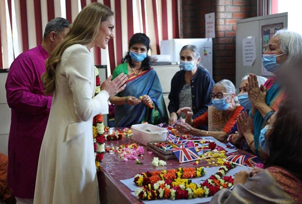 . 05 03 2026. Leicester ,United Kingdom. Kate Middleton, the Princess of Wales , during a visit to the Shreeji Dham Haveli Hindu Temple in Leicester, United Kingdom.  xi-Imagesx xPoolx IIM-26613-0041
