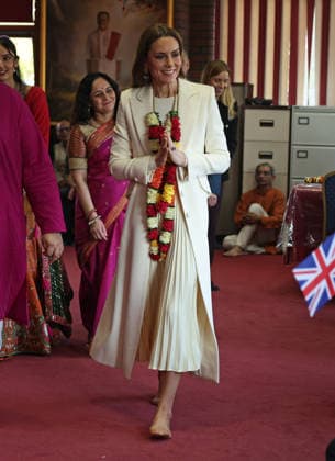 . 05 03 2026. Leicester ,United Kingdom. Kate Middleton, the Princess of Wales , during a visit to the Shreeji Dham Haveli Hindu Temple in Leicester, United Kingdom.  xi-Imagesx xPoolx IIM-26613-0047