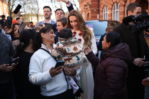 . 05 03 2026. Leicester ,United Kingdom. Kate Middleton, the Princess of Wales , during a visit to the ÔThe Golden MileÕ in Leicester, United Kingdom.  xi-Imagesx xPoolx IIM-26613-0065