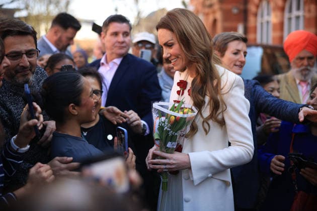 . 05 03 2026. Leicester ,United Kingdom. Kate Middleton, the Princess of Wales , during a visit to the ÔThe Golden MileÕ in Leicester, United Kingdom.  xi-Imagesx xPoolx IIM-26613-0067