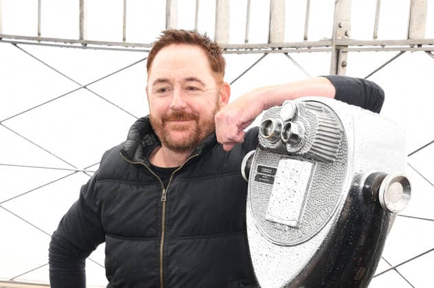 NEW YORK, NY- MARCH 5: Scott Grimes pictured as the cast of TED visit the Empire State Building to Celebrate it™s Season 2 Premiere on Peacock on March 5, 2026 in New York City. Copyright: xmpi099 MediaPunchx