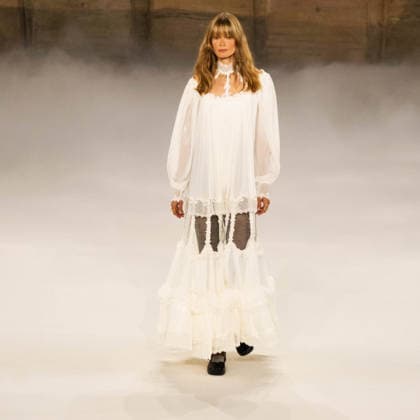 Paris fashion week Womenwear FALL WINTER 2026 2027 CHLOE 5th March 2026 sylvie lefort photography MAXPPP 05 03 2026 @sylvie Lefort Photography MAXPPP 05 03 26 Models present creations from the Womenswear FALL WINTER 2026 2027collection by CHLOE during the Paris Fashion Week, in Paris, France 5th March 2026 The presentation of the Womens collections from March 2nd to March 10th 26  Copyright: xMAXPPPxsylviexlefortxphotographyx LFR202603055207 LFR202603055207