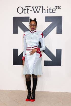 PFW - Off White Photocall Nimay Ndolo attends the Off-White Womenswear Fall Winter 2026-2027 show as part of Paris Fashion Week (PFW) on March 5, 2026 in Paris, France. Photo by Alexis Jumeau ABACAPRESS.COM Paris France  Copyright: xJumeauxAlexis ABACAx
