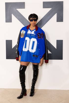 PFW - Off White Photocall Karen Blanchard attends the Off-White Womenswear Fall Winter 2026-2027 show as part of Paris Fashion Week (PFW) on March 5, 2026 in Paris, France. Photo by Alexis Jumeau ABACAPRESS.COM Paris France  Copyright: xJumeauxAlexis ABACAx