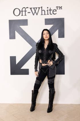 PFW - Off White Photocall Anna Pepe alias Anna stylisé ANNA attends the Off-White Womenswear Fall Winter 2026-2027 show as part of Paris Fashion Week (PFW) on March 5, 2026 in Paris, France. Photo by Alexis Jumeau ABACAPRESS.COM Paris France  Copyright: xJumeauxAlexis ABACAx