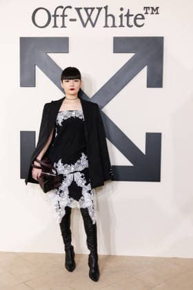 PFW - Off White Photocall Kozue Akimoto attends the Off-White Womenswear Fall Winter 2026-2027 show as part of Paris Fashion Week (PFW) on March 5, 2026 in Paris, France. Photo by Alexis Jumeau ABACAPRESS.COM Paris France  Copyright: xJumeauxAlexis ABACAx