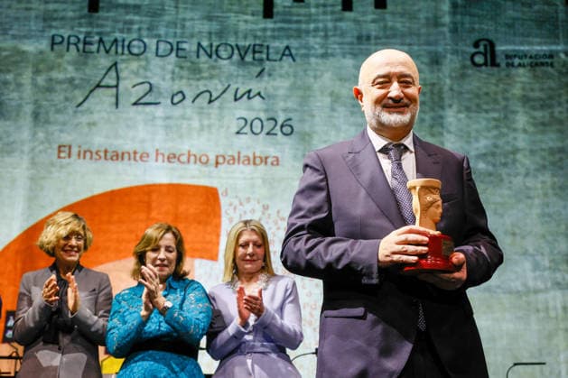 Azorín Novel Prize 2026 Award Gala The director and editor of the literary agency Editabundo, Pablo Álvarez, winner of the Azorín Novel Prize 2026, on March 5, 2026, in Alicante, Valencian Community Spain The Azorín Novel Prize 2026, endowed with 45,000 euros, celebrates its 33rd edition this Thursday in the Auditorium of the Provincial Council of Alicante, celebrates its 33rd edition this Thursday at the Auditorio de la Diputación de Alicante Ten works, selected from 735 originals, are competing for the award that reflects the growing presence of thrillers and historical novels in todays narrative 05 MARCH 2026 PREMIO NOVELA LIBRO PREMIO AZORÍN LITERATURA Joaquín P Alicante Comunidad Valenciana Alicante Comunidad Valenciana Espana Copyright: xJoaquinxP.xReinax 7341691
