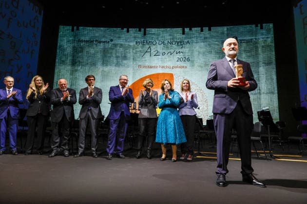 Azorín Novel Prize 2026 Award Gala The director and editor of the literary agency Editabundo, Pablo Álvarez, winner of the Azorín Novel Prize 2026, on March 5, 2026, in Alicante, Valencian Community Spain The Azorín Novel Prize 2026, endowed with 45,000 euros, celebrates its 33rd edition this Thursday in the Auditorium of the Provincial Council of Alicante, celebrates its 33rd edition this Thursday at the Auditorio de la Diputación de Alicante Ten works, selected from 735 originals, are competing for the award that reflects the growing presence of thrillers and historical novels in todays narrative 05 MARCH 2026 PREMIO NOVELA LIBRO PREMIO AZORÍN LITERATURA Joaquín P Alicante Comunidad Valenciana Alicante Comunidad Valenciana Espana Copyright: xJoaquinxP.xReinax 7341689