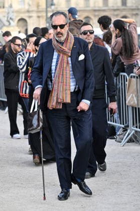 PFW Schiaparelli Outside Arrivals Jaime de Marichalar arriving at the Schiaparelli show during Fashion Week in Paris, France on March 5, 2026. Photo by Julien Reynaud APS-Medias ABACAPRESS.COM Paris France  Copyright: xReynaudxJulien APS-Medias ABACAx