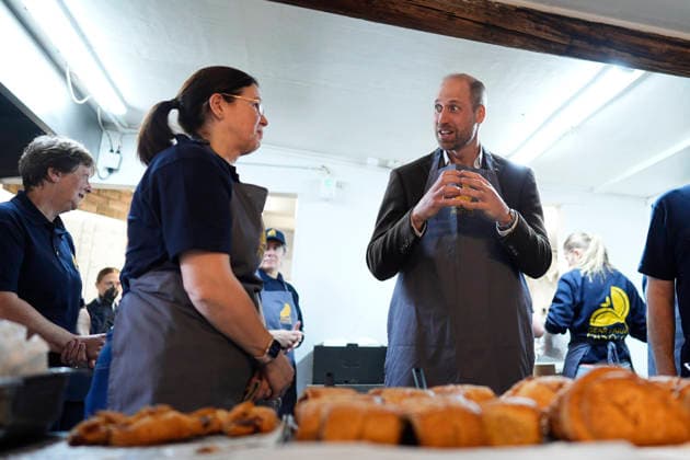 . 05 03 2026. Heston, United Kingdom. Prince William during a visit to the Gear Farm Pasty Company, a family-run farm known for producing traditional Cornish pasties in Heston, Cornwall, United Kingdom.  xPoolx xi-Imagesx IIM-26614-0009