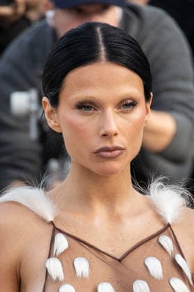 PFW Schiaparelli Outside Arrivals NB Valentina Zenere arrived at the Schiaparelli Womenswear Fall Winter 2026-2027 show as part of Paris Fashion Week on March 05, 2026 in Paris, France. Photo by Nasser Berzane ABACAPRESS.COM Paris France  Copyright: xBerzanexNasser ABACAx