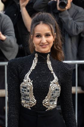 PFW Schiaparelli Outside Arrivals NB Oulaya Amamra arrived at the Schiaparelli Womenswear Fall Winter 2026-2027 show as part of Paris Fashion Week on March 05, 2026 in Paris, France. Photo by Nasser Berzane ABACAPRESS.COM Paris France  Copyright: xBerzanexNasser ABACAx