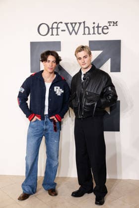 PFW - Off White Photocall Tim Schaecker and Luis Freitag attends the Off-White Womenswear Fall Winter 2026-2027 show as part of Paris Fashion Week (PFW) on March 5, 2026 in Paris, France. Photo by Alexis Jumeau ABACAPRESS.COM Paris France  Copyright: xJumeauxAlexis ABACAx