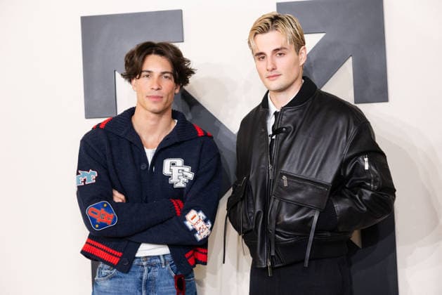 PFW - Off White Photocall Tim Schaecker and Luis Freitag attends the Off-White Womenswear Fall Winter 2026-2027 show as part of Paris Fashion Week (PFW) on March 5, 2026 in Paris, France. Photo by Alexis Jumeau ABACAPRESS.COM Paris France  Copyright: xJumeauxAlexis ABACAx