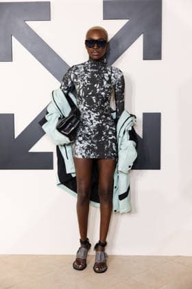 PFW - Off White Photocall Amina Seck attends the Off-White Womenswear Fall Winter 2026-2027 show as part of Paris Fashion Week (PFW) on March 5, 2026 in Paris, France. Photo by Alexis Jumeau ABACAPRESS.COM Paris France  Copyright: xJumeauxAlexis ABACAx