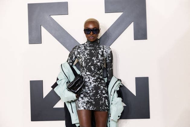PFW - Off White Photocall Amina Seck attends the Off-White Womenswear Fall Winter 2026-2027 show as part of Paris Fashion Week (PFW) on March 5, 2026 in Paris, France. Photo by Alexis Jumeau ABACAPRESS.COM Paris France  Copyright: xJumeauxAlexis ABACAx