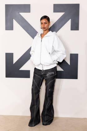 PFW - Off White Photocall Jamilla Strand attends the Off-White Womenswear Fall Winter 2026-2027 show as part of Paris Fashion Week (PFW) on March 5, 2026 in Paris, France. Photo by Alexis Jumeau ABACAPRESS.COM Paris France  Copyright: xJumeauxAlexis ABACAx