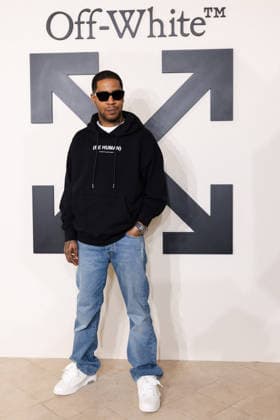 PFW - Off White Photocall Kid Cudi attends the Off-White Womenswear Fall Winter 2026-2027 show as part of Paris Fashion Week (PFW) on March 5, 2026 in Paris, France. Photo by Alexis Jumeau ABACAPRESS.COM Paris France  Copyright: xJumeauxAlexis ABACAx