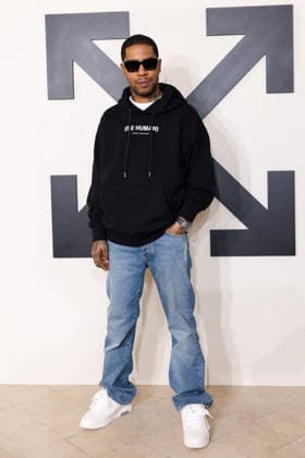 PFW - Off White Photocall Kid Cudi attends the Off-White Womenswear Fall Winter 2026-2027 show as part of Paris Fashion Week (PFW) on March 5, 2026 in Paris, France. Photo by Alexis Jumeau ABACAPRESS.COM Paris France  Copyright: xJumeauxAlexis ABACAx