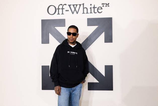 PFW - Off White Photocall Kid Cudi attends the Off-White Womenswear Fall Winter 2026-2027 show as part of Paris Fashion Week (PFW) on March 5, 2026 in Paris, France. Photo by Alexis Jumeau ABACAPRESS.COM Paris France  Copyright: xJumeauxAlexis ABACAx
