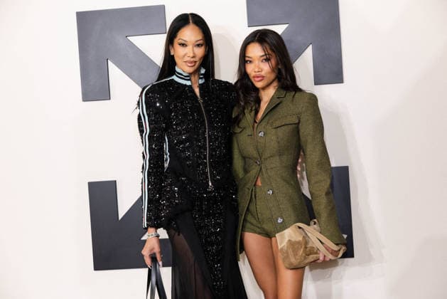 PFW - Off White Photocall Kimora Lee Simons and Ming Lee Simons attends the Off-White Womenswear Fall Winter 2026-2027 show as part of Paris Fashion Week (PFW) on March 5, 2026 in Paris, France. Photo by Alexis Jumeau ABACAPRESS.COM Paris France  Copyright: xJumeauxAlexis ABACAx
