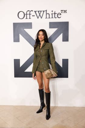 PFW - Off White Photocall Ming Lee Simons attends the Off-White Womenswear Fall Winter 2026-2027 show as part of Paris Fashion Week (PFW) on March 5, 2026 in Paris, France. Photo by Alexis Jumeau ABACAPRESS.COM Paris France  Copyright: xJumeauxAlexis ABACAx