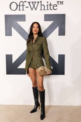 PFW - Off White Photocall Ming Lee Simons attends the Off-White Womenswear Fall Winter 2026-2027 show as part of Paris Fashion Week (PFW) on March 5, 2026 in Paris, France. Photo by Alexis Jumeau ABACAPRESS.COM Paris France  Copyright: xJumeauxAlexis ABACAx