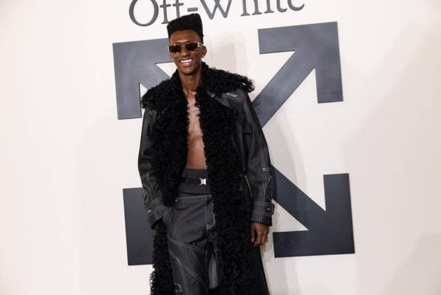 PFW - Off White Photocall Alioune Fall attends the Off-White Womenswear Fall Winter 2026-2027 show as part of Paris Fashion Week (PFW) on March 5, 2026 in Paris, France. Photo by Alexis Jumeau ABACAPRESS.COM Paris France  Copyright: xJumeauxAlexis ABACAx