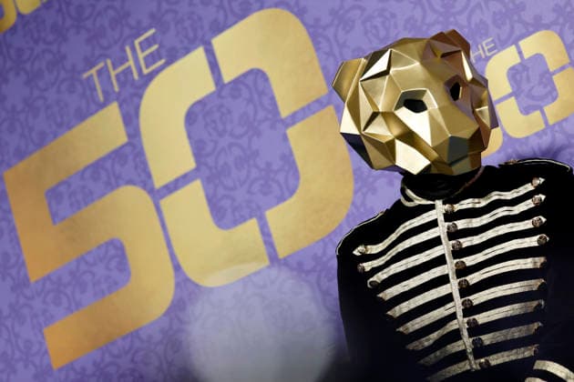 A lions head figure at the premiere of season 3 of the Amazon Prime Video reality show The 50 in the Cinedom Theme picture, symbolic image Cologne, 05 03 2026 NRW Germany Copyright: xChristophxHardtx