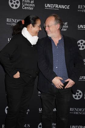 NEW YORK, NY - MARCH 5: Fabienne Godet and Bertrand Faivre at the opening night of the 31st Rendez-Vous With French Cinema on March 5, 2026 at Furman Gallery at the Walter Reade Theater in New York City. Credit; mpi099 MediaPunch Copyright: xMediaPunchx